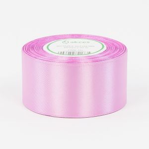 Wstążka satynowa Akces Fioletowa różowa, 50mm x 33m